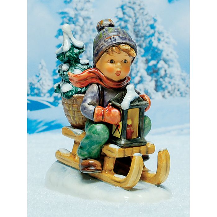 “Ride into Christmas” Goebel Hummel**HOLIDAY SALE** authentic