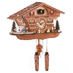 BAVARIAN DANCERS MUSICAL CUCKOO CLOCK