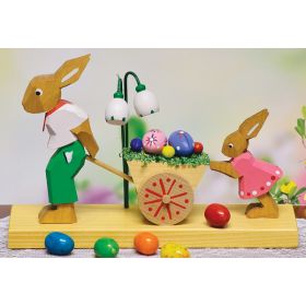 BUNNY WITH EGG CART