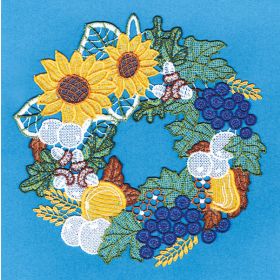 FALL HARVEST LACE ART