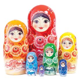 RAINBOW MATRYOSHKA DOLLS