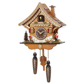 ALPHORN PLAYER CUCKOO CLOCK