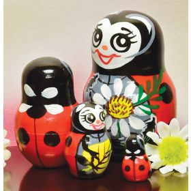 LADYBUG NESTING DOLLS
