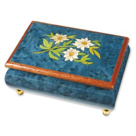 BLUE EDELWEISS MUSIC BOX
