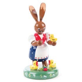 FRAU HARE WITH CHICKS MINI BUNNY