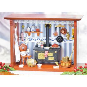 OMA'S KITCHEN SHADOW BOX MINIATURE