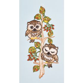 OWL COUPLE LACE ART