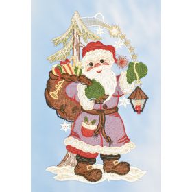 SANTA CLAUS LACE ART