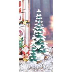 SINGLE LARGE SNOW-DUSTED MINI TREE