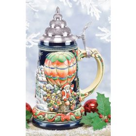 LIMITED EDITION "ST. NICK IN HOT AIR BALLOON" STEIN