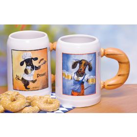 DACHSHUND BEER MAIDEN MUG