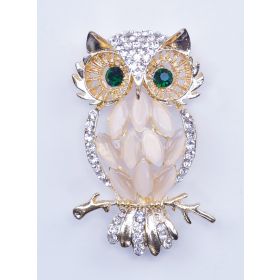 WISE OWL BROOCH