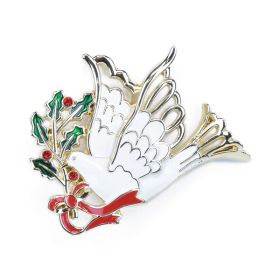 CHRISTMAS DOVE BROOCH