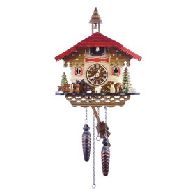 WOOD CHOPPER CUCKOO CLOCK