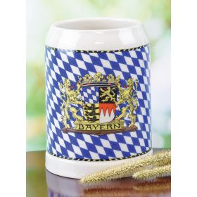 BAVARIA STONEWARE BEER MUG