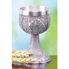 PEWTER CARL SPITZWEG MINI GOBLET