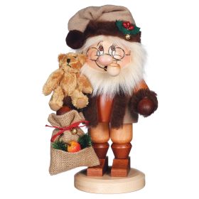ULBRICHT SANTA WITH TEDDY SMOKER
