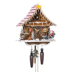 SANTA QUARTZ CUCKOO CLOCK