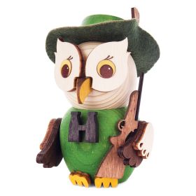 MINIATURE HUNTER OWL FIGURINE