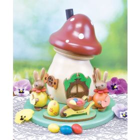 MUSHROOM HOUSE SMOKER EASTER DISPLAY