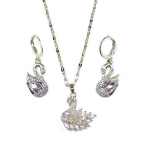 CRYSTAL SWAN EARRINGS