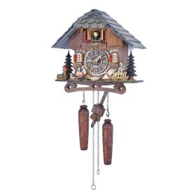 ACCORDION PLAYER CUCKOO CLOCK