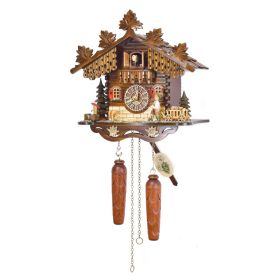 MUSICAL BLACK FOREST CHALET CUCKOO CLOCK