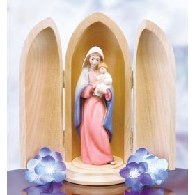 WOODEN MADONNA IN GROTTO
