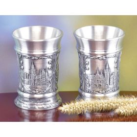 SET/2 PEWTER MUNICH SHOTS