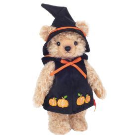 TEDDY HERMANN HALLOWEEN WITCH BEAR WITH PUMPKIN DRESS
