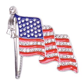 AMERICAN FLAG BROOCH