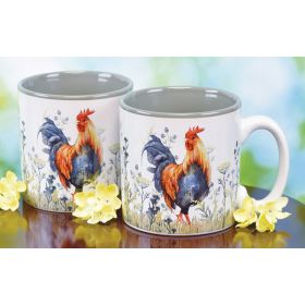 SET/2 ROOSTER MUGS
