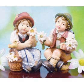 PETER WITH EDELWEISS FIGURINE
