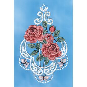 ROSE BLOSSOMS LACE ART