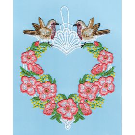 LOVEBIRDS LACE ART