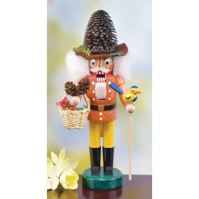 MINI PINE CONE GATHERER NUTCRACKER
