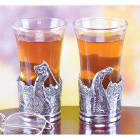 GOLFER SHOT GLASS