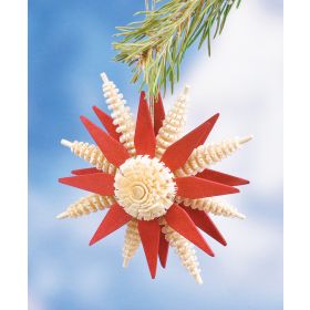 3 LAYER SPUN WOOD STAR ORNAMENT
