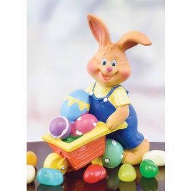 BOY BUNNY WITH WHEELBARROW