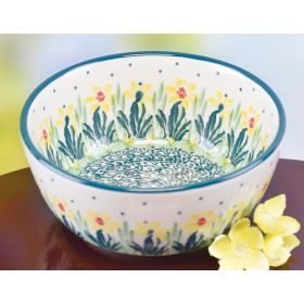 POLISH POTTERY DESSERT BOWL