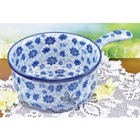 POLISH POTTERY DRAGONFLY BAKING DISH