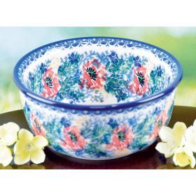 POLISH POTTERY UNIKAT DESSERT BOWL