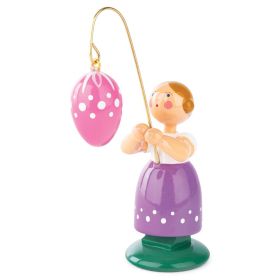OSTEREIER GIRL WITH PINK EGG