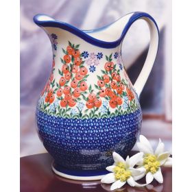 POLISH POTTERY PITCHER