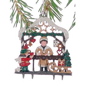 CHRISTKINDL MARKET PEWTER ORNAMENT