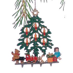 TANNENBAUM WITH TOYS PEWTER ORNAMENT