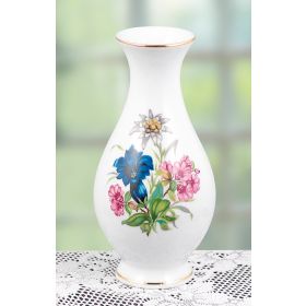 PORCELAIN ALPINE FLOWER VASE