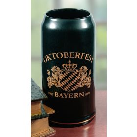 BLACK & GOLD OKTOBERFEST LITER MUG