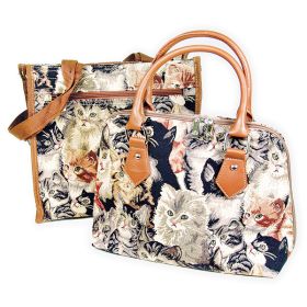 CATS TAPESTRY TOTE BAG