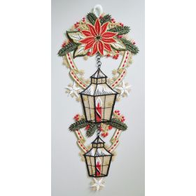 "CHRISTMAS LANTERNS" LACE ART